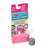 Melissa & Doug Sticker WOW!® Mini Activity Pad & 200 Refill Stickers (Stamper Not Included)