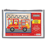 *NEW* Mudpuppy Fire Truck 12-Piece Pouch Puzzle