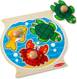 *COMING SOON* Melissa & Doug Wooden Jumbo Peg Puzzle - Fish Bowl