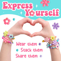 *NEW* Beaded Flower Bracelets Mini Craft Kit