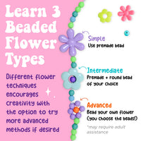 *NEW* Beaded Flower Bracelets Mini Craft Kit