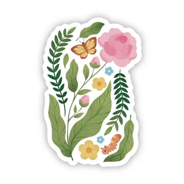 Big Moods Flowers and Nature Illustration Vinyl Sticker