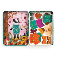 *NEW* Mudpuppy Magnetic Dress-Up Tin: Folklore Forest