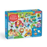 *NEW* Mudpuppy Scratch & Sniff 60 Piece Puzzle: Food Festival