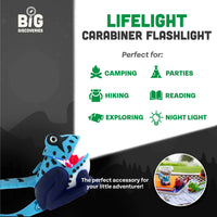 *NEW* Lifelight Animal Carabiner Flashlight - Blue Frog
