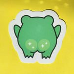 *NEW* Luxe Trauma Kawaii Frog Butt Vinyl Sticker