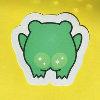 *NEW* Luxe Trauma Kawaii Frog Butt Vinyl Sticker