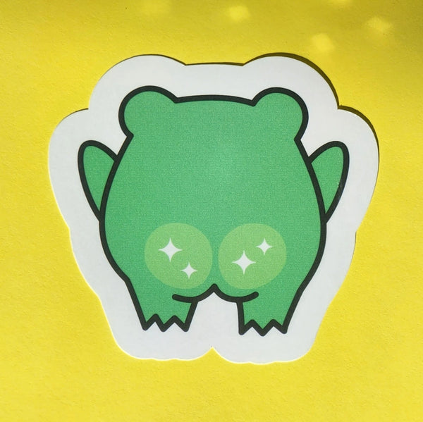 *NEW* Luxe Trauma Kawaii Frog Butt Vinyl Sticker