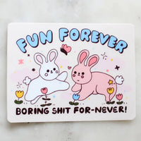 Tender Ghost 'Fun Forever' Vinyl Sticker