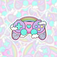 *NEW* LooLooKazoo Gaming Controller Holographic Vinyl Sticker