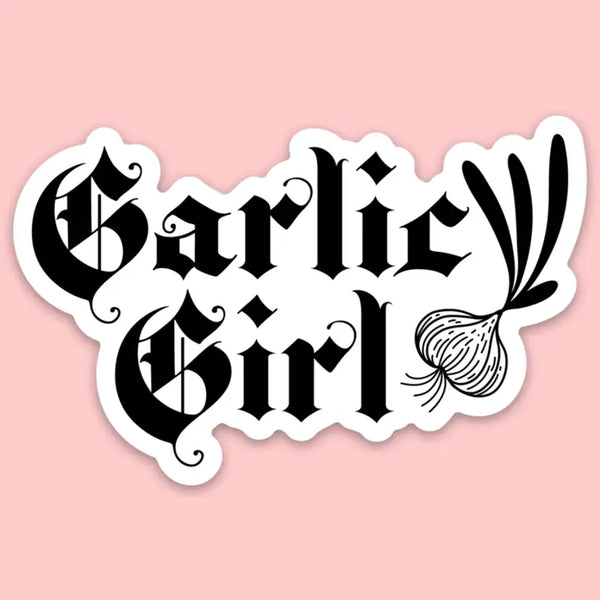 Tender Ghost 'Garlic Girl' Vinyl Sticker
