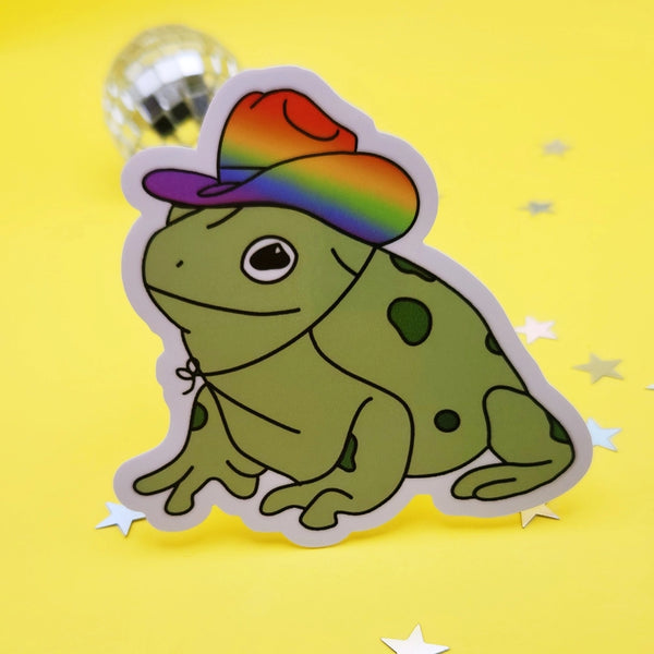 *NEW* Luxe Trauma Gay Frog Vinyl Stickers