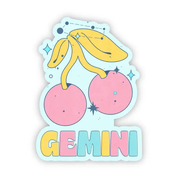 Big Moods Zodiac Vinyl Stickers - Gemini