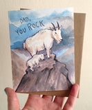 *FINAL SALE* Paper Wilderness Dad You Rock Mountain Goat Father's Day Greeting Card