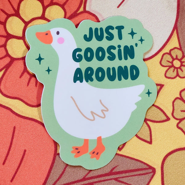 *NEW* Luxe Trauma 'Just Goosin Around' Vinyl Sticker