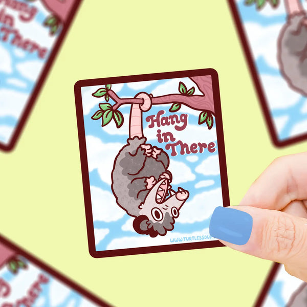 *NEW* Turtle's Soup 'Hang In There' Vinyl Sticker