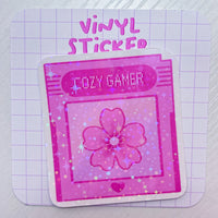 *NEW* Happy Arden 'Cozy Gamer' Holographic Vinyl Sticker