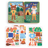 *NEW* Mudpuppy Magnetic Play Set Tin: Happy Camper