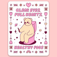 Tender Ghost 'Clear Eyes, Full Heart' Vinyl Sticker