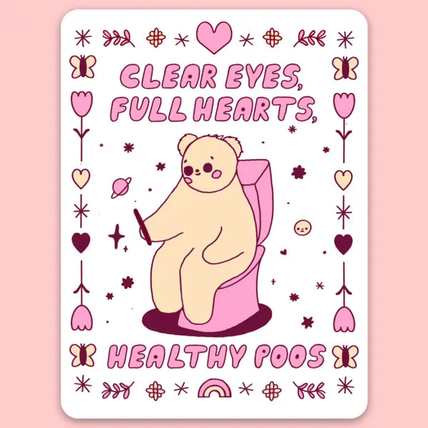 Tender Ghost 'Clear Eyes, Full Heart' Vinyl Sticker