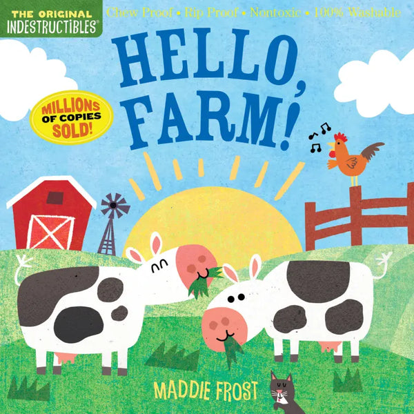 *NEW* Indestructibles Books - Hello, Farm!
