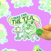*NEW* Turtle's Soup 'Here For the Tea' Vinyl Sticker