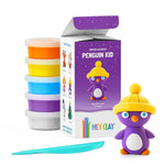 Fat Brain Hey Clay Winter Holiday Claymates - Penguin Kid