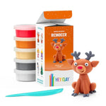 Fat Brain Hey Clay Winter Holiday Claymates - Reindeer