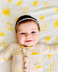 Little Hometown Muslin Swaddle Blanket: Hey Y'all