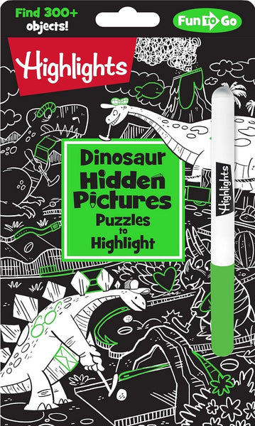 *NEW* Dinosaur Hidden Pictures Puzzles To Highlight