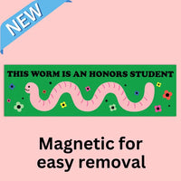 Tender Ghost 'Honors Student' Bumper Magnet