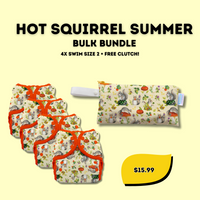 Hot Squirrel Summer Bulk Diaper Bundles