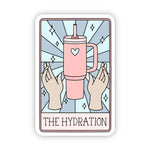 Big Moods 'The Hydration' Tarot Card Vinyl Sticker