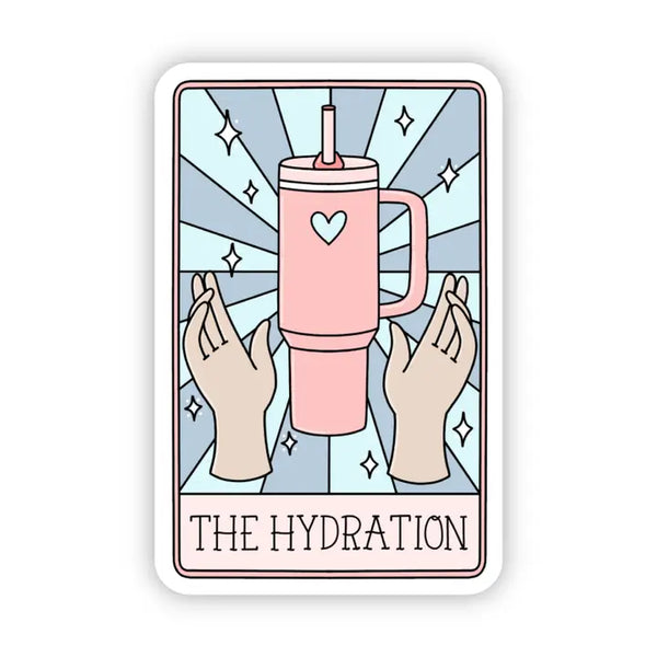 Big Moods 'The Hydration' Tarot Card Vinyl Sticker