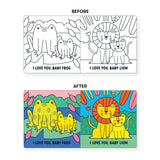 *NEW* Mudpuppy Color Magic Bath Book: I Love You, Baby