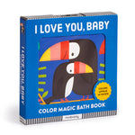 *NEW* Mudpuppy Color Magic Bath Book: I Love You, Baby