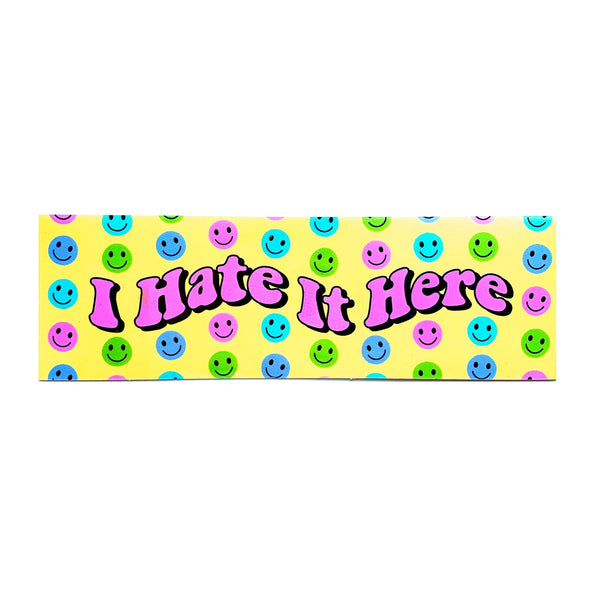 *NEW* Krystan Saint Cat 'I Hate It Here' Vinyl Sticker
