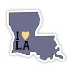 Big Moods 'I Love LA' Louisiana Vinyl Stickers