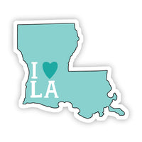 Big Moods 'I Love LA' Louisiana Vinyl Stickers