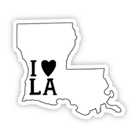 Big Moods 'I Love LA' Louisiana Vinyl Stickers
