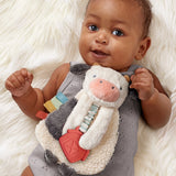 Itzy Ritzy Itzy Lovey Plush with Teether - Cow