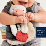 Itzy Ritzy Itzy Lovey Plush with Teether - Cow