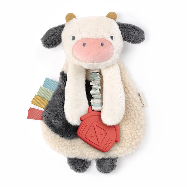 Itzy Ritzy Itzy Lovey Plush with Teether - Cow
