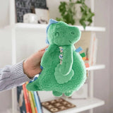 Itzy Ritzy Itzy Lovey Plush with Teether - Green Dino