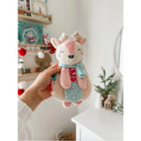 Itzy Ritzy Itzy Lovey Holiday Plush with Teether - Pink Reindeer