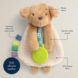 Itzy Ritzy Itzy Lovey Plush with Teether - Puppy