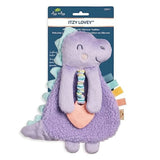 Itzy Ritzy Itzy Lovey Plush with Teether - Purple Dino