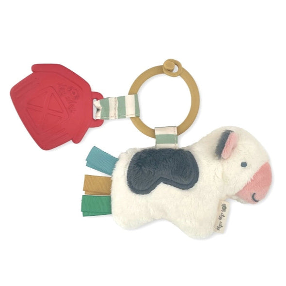 Itzy Ritzy Itzy Pal Plush & Teether - Carmen the Cow