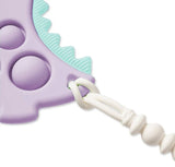 Itzy Ritzy Itzy Pop Sensory Popper Toy - Lilac Dino