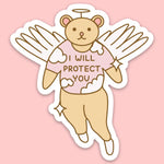 *NEW* Tender Ghost 'I Will Protect You' Vinyl Sticker